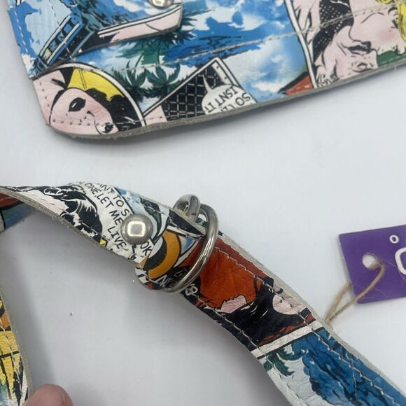 Oslo Comic Strip Crossbody Handbag And Matching Wallet - Picture 11 of 16